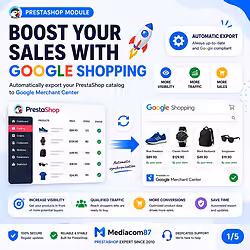 PrestaShop Export Google Shopping Merchant Center