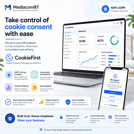 CookieFirst - Automated cookie consent management platform (CMP)