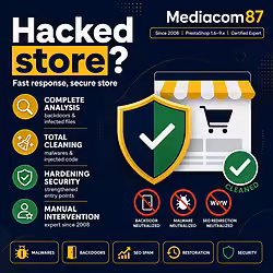 My PrestaShop store has been hacked